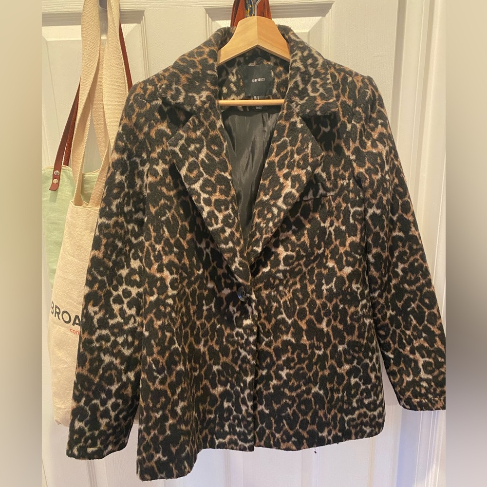 Cheetah blazer